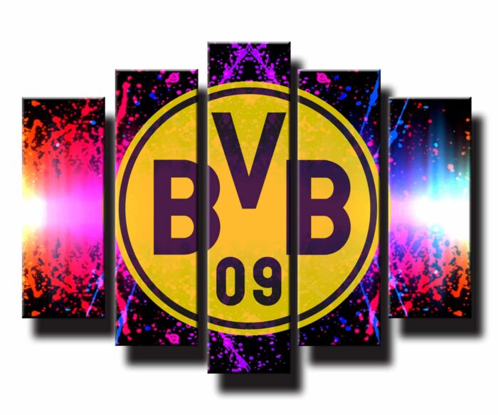 5 dielný obraz na stenu Borussia Dortmund