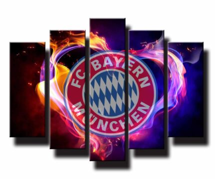 5 dielny obraz na stenu bayern mnichov