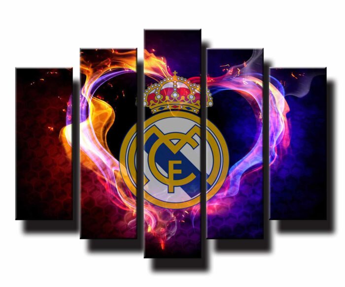 5 dielný obraz na stenu Real Madrid - Image 1