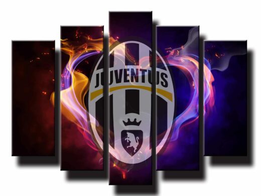 5 dielný obraz na stenu Juventus Turín