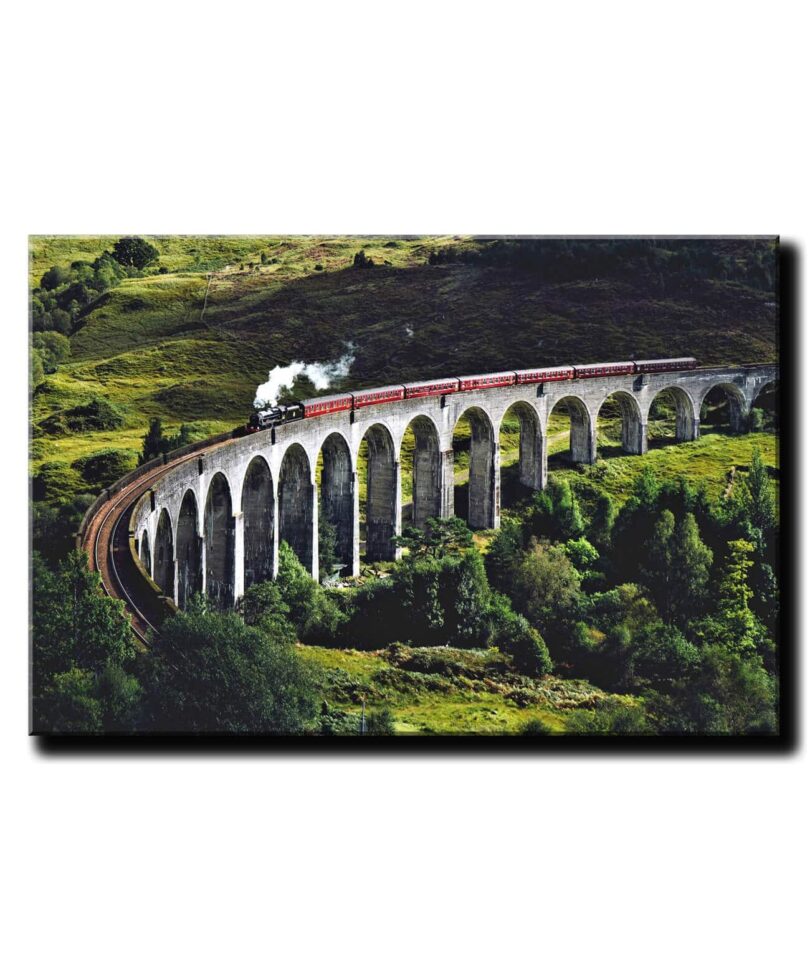Obraz na stenu Vlak na moste